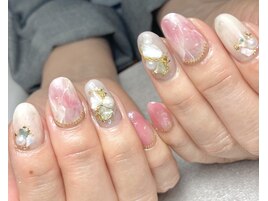 大人気！大理石風＆シェルアート