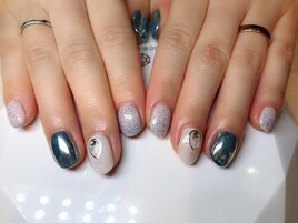 ミラーアートネイル