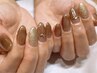 【HAND】シンプルコース6930円　ワンポイントストーン（オフ込