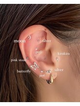 【耳ツボジュエリー】シルバー