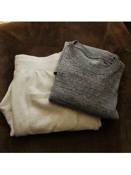 ほぐしの名人 長岡古正寺店/着替えをご用意しております