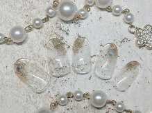 パッチリオメメ 海老名店(Patchiri Omeme)/塗りかけネイル¥3980