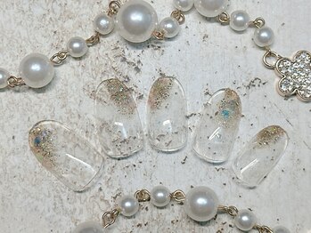 パッチリオメメ 海老名店(Patchiri Omeme)/塗りかけネイル¥3980