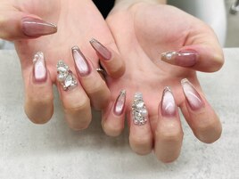 【ほり)埋め尽くしネイル