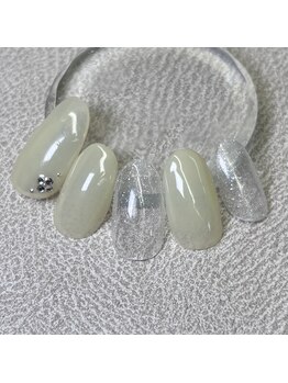 マルネイル(maru nail)/フラワーストーンネイル