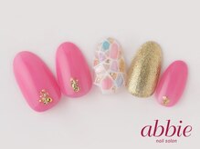 ネイルサロンアビー 北千住店(abbie)/シェルGlass　￥13134