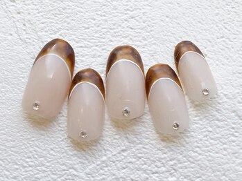 リーチェ ビューティアンドネイルサロン 大名店(Beauty&Nail Salon)/べっ甲フレンチネイル☆
