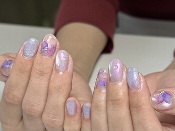 定額＊紫陽花ネイル