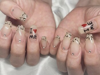 ネイルサロン マルコ(nail salon MARCO)/ハートレオパード