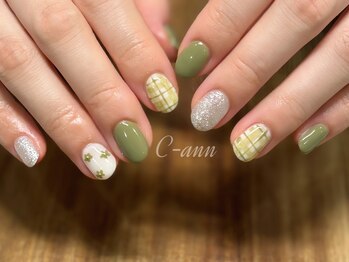 シーアン(C-ann)の写真/《持ち込みデザインOK》主役級のネイルで煌めく指先に＊イベントやシーンに合わせたカラー×デザインが◎