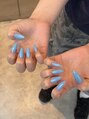 ウォルトウキョウ 池袋(WOL TOKYO)&nbsp;夏っぽくティファニーブルーネイルしましょう！ワンカラー