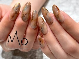 ニュアンスネイル　大理石ネイル