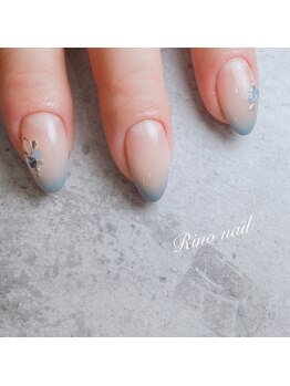 リノ ネイル(Rino nail)/春カラーエアジェルグラデ