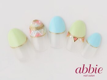 ネイルサロンアビー 北千住店(abbie)/スプリングエスニック ¥13684
