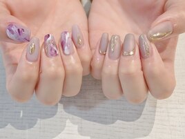 ＊パープル＊アシンメトリー＊