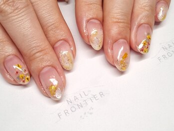 ネイルフロンティア 吉祥寺(NAIL FRONTIER)/押し花ニュアンス5480円～