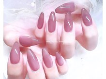 モチミィ(mochimy.)/＊ブラウンパープルネイル＊