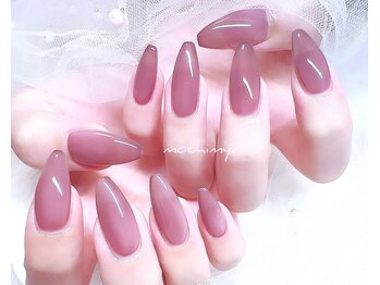 モチミィ(mochimy.)/*ブラウンパープルネイル*