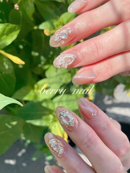 キラキラプリンセスネイル¥7200