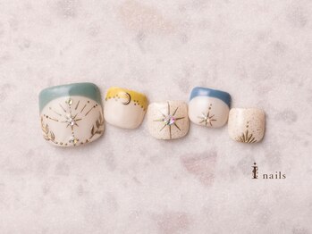 アイネイルズ 横浜EAST店(I-nails)/ヴィンテージフットネイル