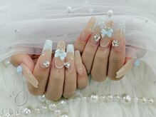 チャロム(Charom)/水色ネイル♪