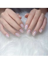 ホワイトネイル 難波店(WHITE NAIL)/ワンカラー/透明感/ホワイト
