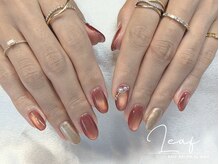 リーフ バイ エムジーエイチ(Leaf by MGH)の雰囲気（秋ネイル。秋デザインご用意あります◎サンプルからお色変更OK）