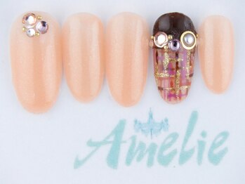 アメリ(Amelie)/ツイード/ワンカラー/シンプル