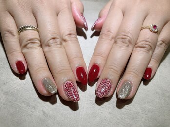 アムザ(amthe)/ツイードネイル