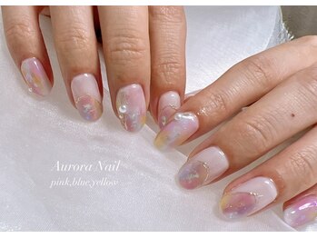 リン 恵比寿(RiN.)/カラフルオーロラネイル Chinami