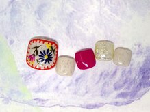 ネイルライフ(NailLife)/刺繍柄フット