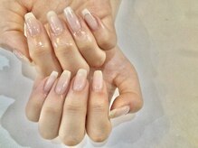 フリースタイル(Free Style)/☆スクエアロングクリアネイル☆