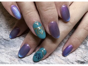 推し活持ち込みデザインネイル