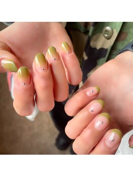 セクションプラス 吉祥寺(SECTION+)/カーキちぐはぐデザイン