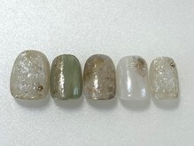 アイネイルズ 池袋店(I-nails)/もやもやベージュ
