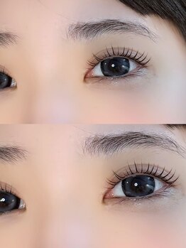 アモージュファーストアベニュー(amojyu 1Ave’)の写真/こだわりオーダーメイドまつ毛パーマで、おひとりおひとりに合うデザインをご提案。