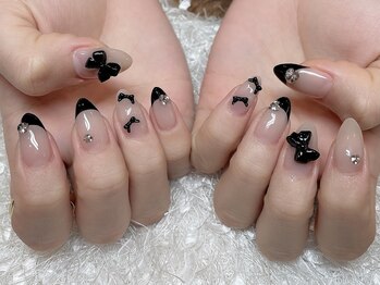 黒リボンデザイン