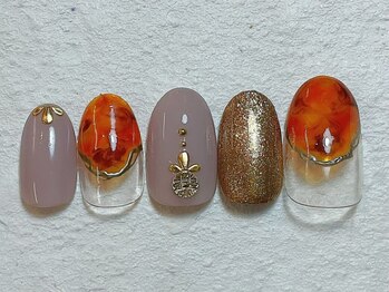 ネイルビート(NAIL BEAT)/べっ甲ネイル フレンチ
