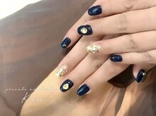 キウ 自由が丘(Kiu)/濃紺ニュアンス（定額ネイル）