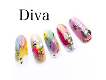 ネイルサロンディーバ 塚口店(Diva)/カラフルネイル