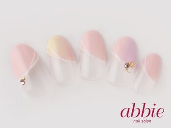 ネイルサロンアビー 北千住店(abbie)/春フレンチ ¥13057