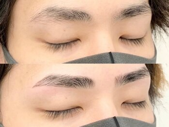 ホワイトアイ(WHITE EYE)の写真/【男性のお客様も大歓迎！】第一印象が決まる眉毛のケアで学校や職場,プライベートでも好印象間違いなし♪
