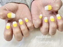 ユンセル(yoonseul)/ハーフフレンチネイル(*^^*)