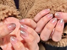 アマンネイル(aman.nail)/ミラーグラデーション