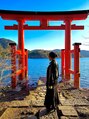 オンセンスパ アネックス 麻布十番店(onsenSPA annex) 箱根神社にて。神社巡りが好きで、心を整えています。