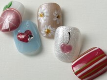 カラ ネイル 中津店(calla nail)の雰囲気（【パラジェル】季節に合わせた手書きアート）