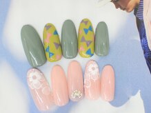 ネイルサロンセレーネ(Selene)/お花レース☆リボン☆