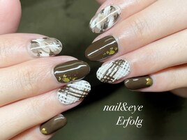 チョコレートバレンタインネイル