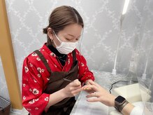 モンシェリネイル(mon cheri nail)の雰囲気（落ち着いたサロンで経験豊富なスタッフが担当いたします。）