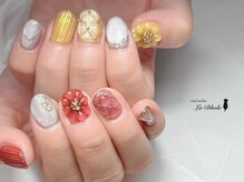 ラドール(La Dhole)/ぷっくりフラワー×キルティング